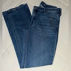 Old Navy Women's Mid-Rise Boot Cut Jeans - Dark Blue